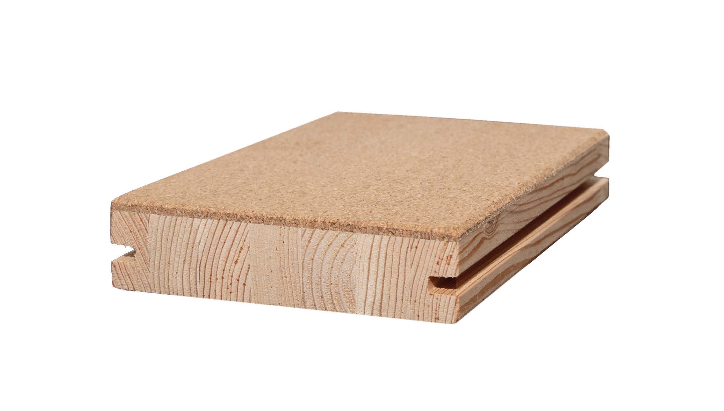 Terrassenboden "CorkLign", 100% Schieferschutz