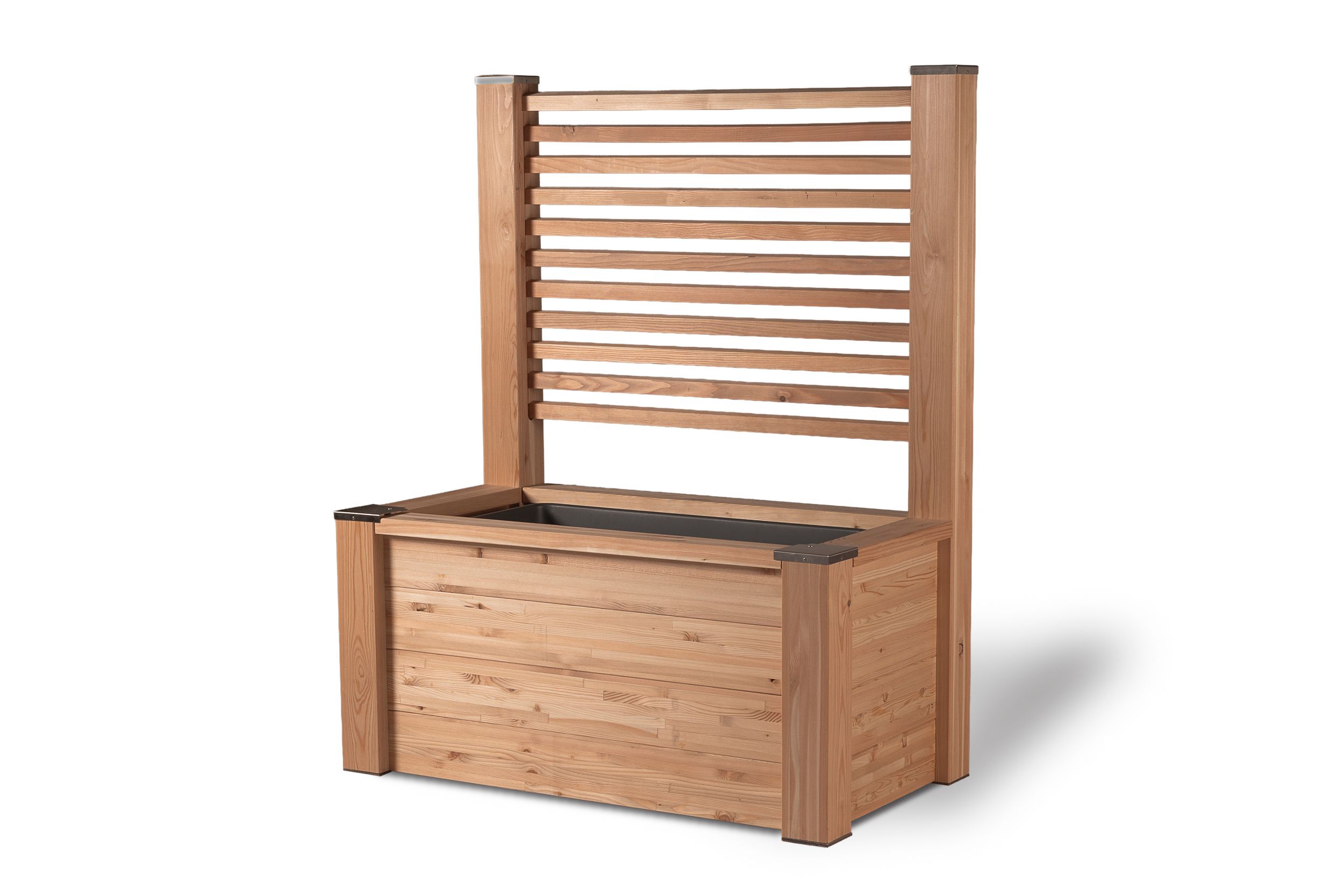 Hochbeet City mit Rankgitter und Einsatz