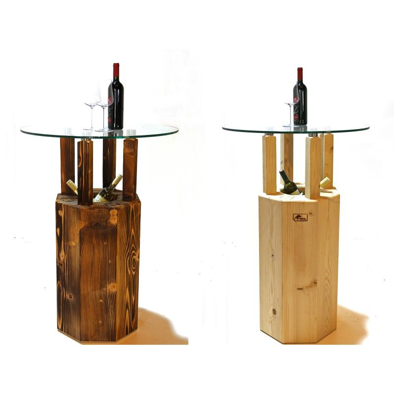 TerraVino Stehtisch mit Glasplatte